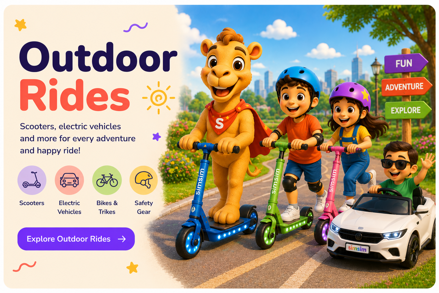 Outdoor Rides Fun