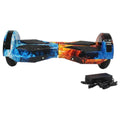 8-Inch Hoverboard – Fire Blue with Bluetooth & LED Lights