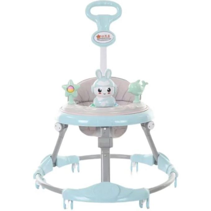 Baby Walker with handle| مشاية دائري بلاستيك شكل ارنوب خلف بأيد