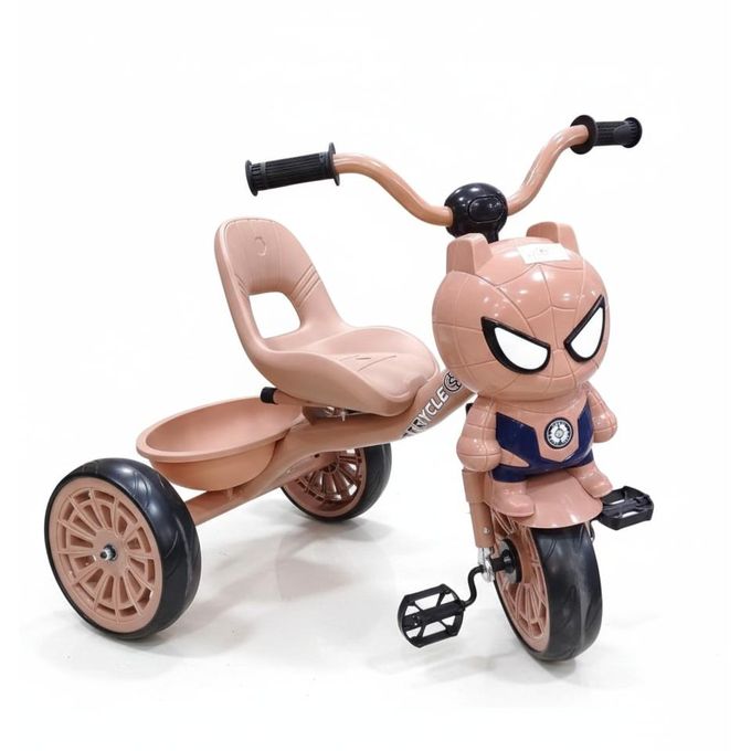 Kids Super Hero Tricycle with Storage Basket | دراجة ثلاثية للأطفال بتصميم البطل الخارق مع سلة تخزين