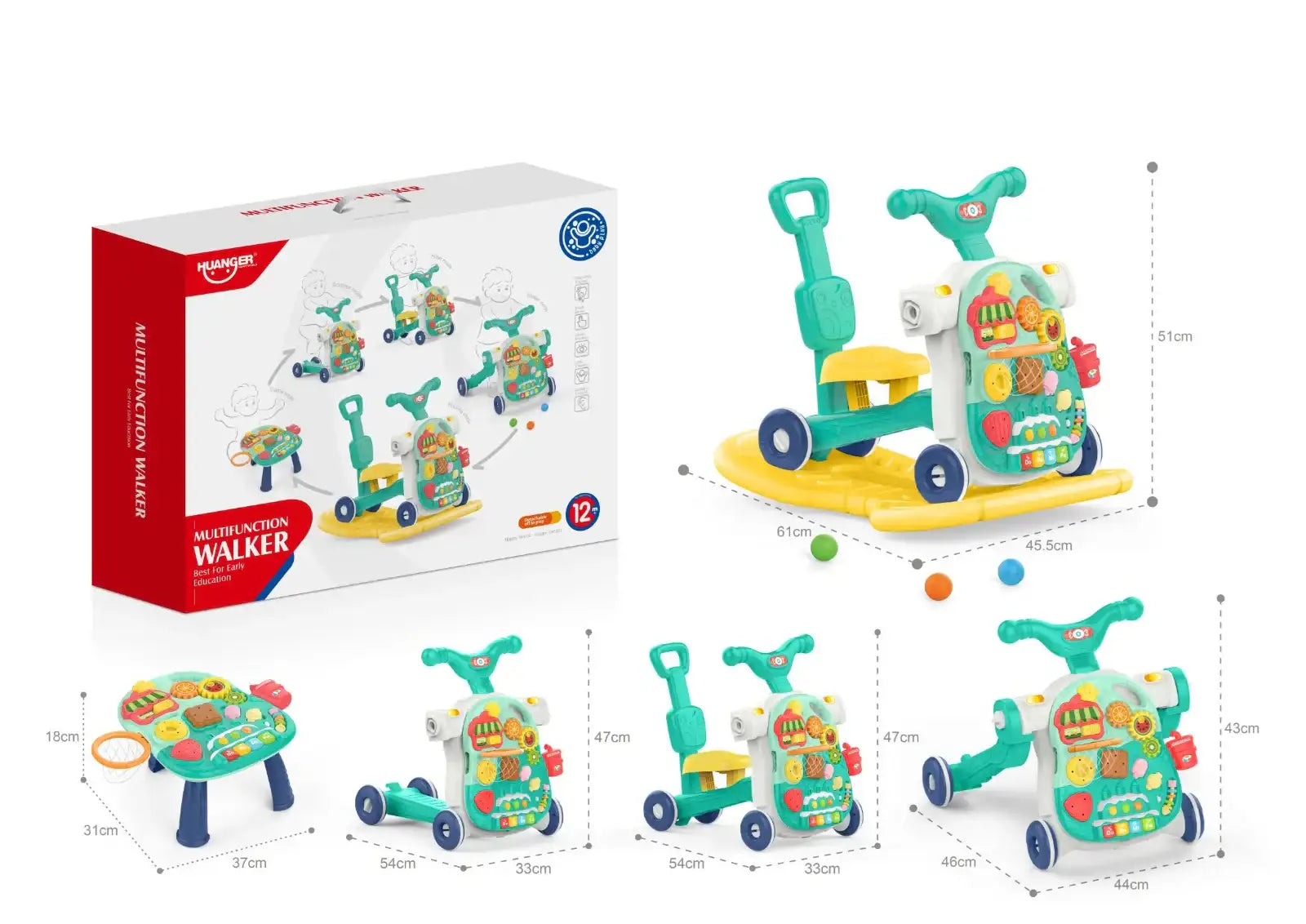 Baby Walker 5 in 1 | مشيئة الأطفال متعددة الوظائف (5 في 1)