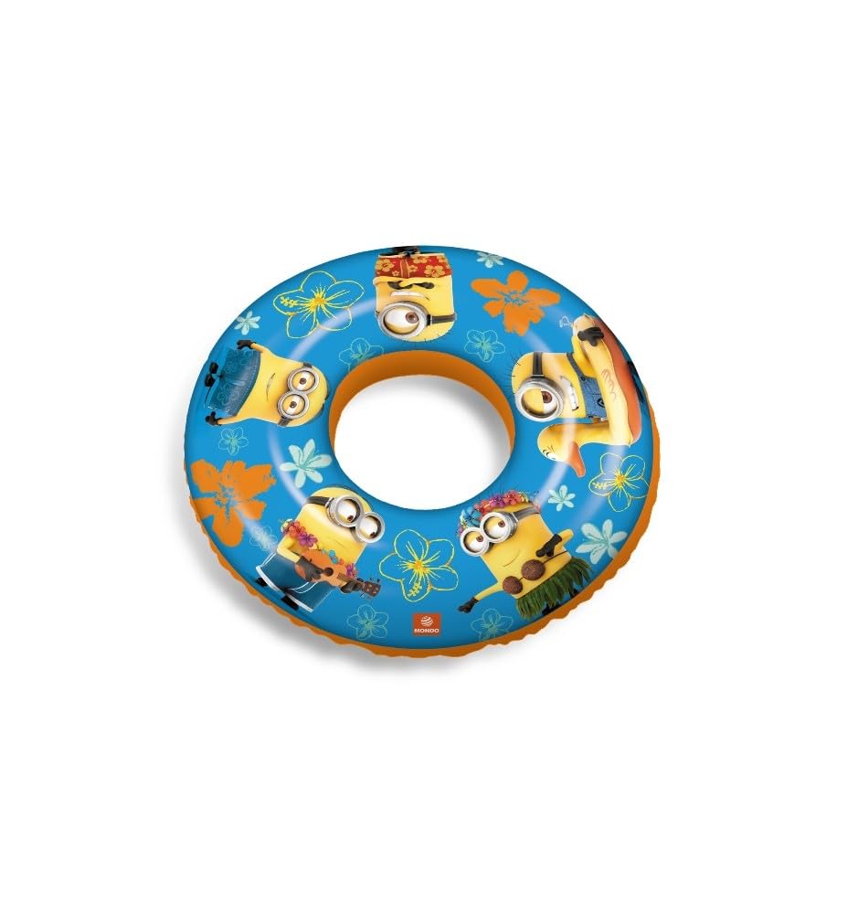 Minions Inflatable Swim Ring Float | عوامة سباحة قابلة للنفخ بتصميم المينيونز