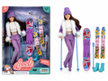 Winter Fashion Doll with Ski & Snowboard Playset | دمية أزياء شتوية مع مجموعة التزلج على الجليد ولوح التزلج