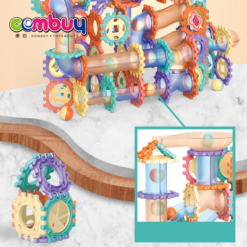 DIY Marble Run Construction Building Set | Creative STEM Ball Track Toy for Kids | لعبة مسار الكرات التركيبية التعليمية | مجموعة بناء DIY لتنمية مهارات الأطفال (STEM)