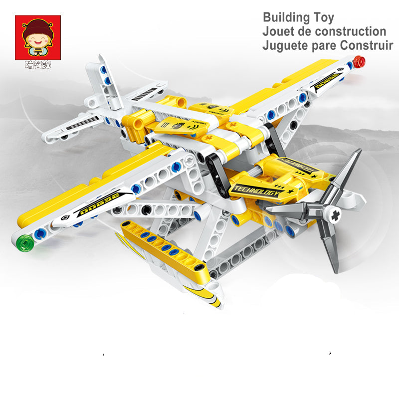 Dynamic Sensation Technology Airplane Building Block Set – Model 866 | لعبة تركيب طائرة تكنولوجي ديناميك سنسيشن – موديل 866