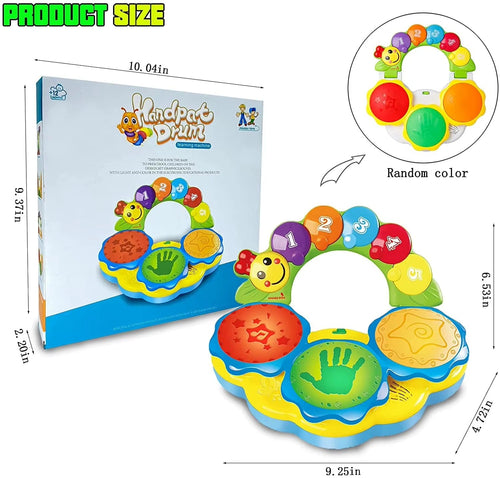 2-in-1 Baby Musical Piano & Drum Toy -لعبة بيانو وطبلة موسيقية للأطفال 2 في 1