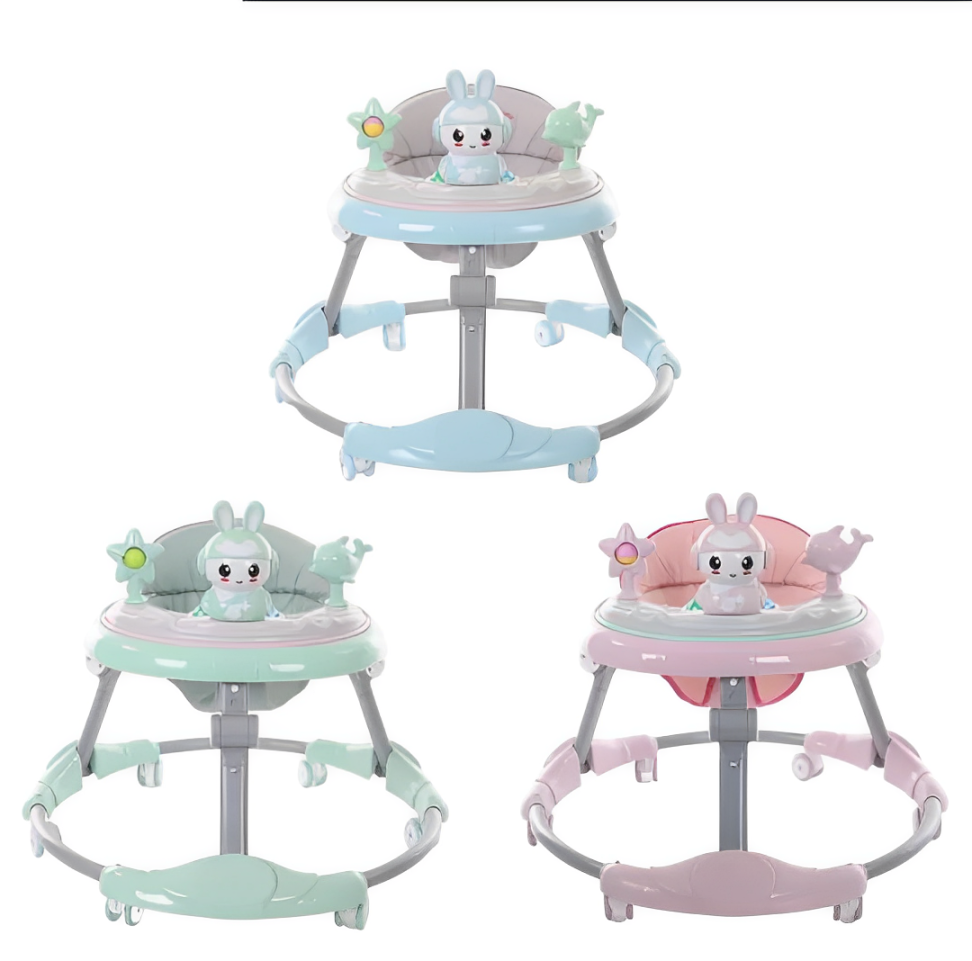 Baby Walker | مشاية دائري بلاستيك شكل ارنوب خلف