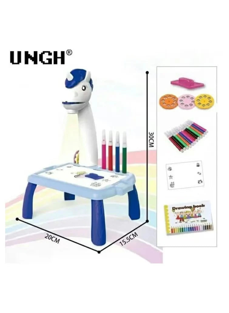 Unicorn Projector Painting Set for Kids| مجموعة الرسم بالبروجكتور للأطفال – يونيكورن