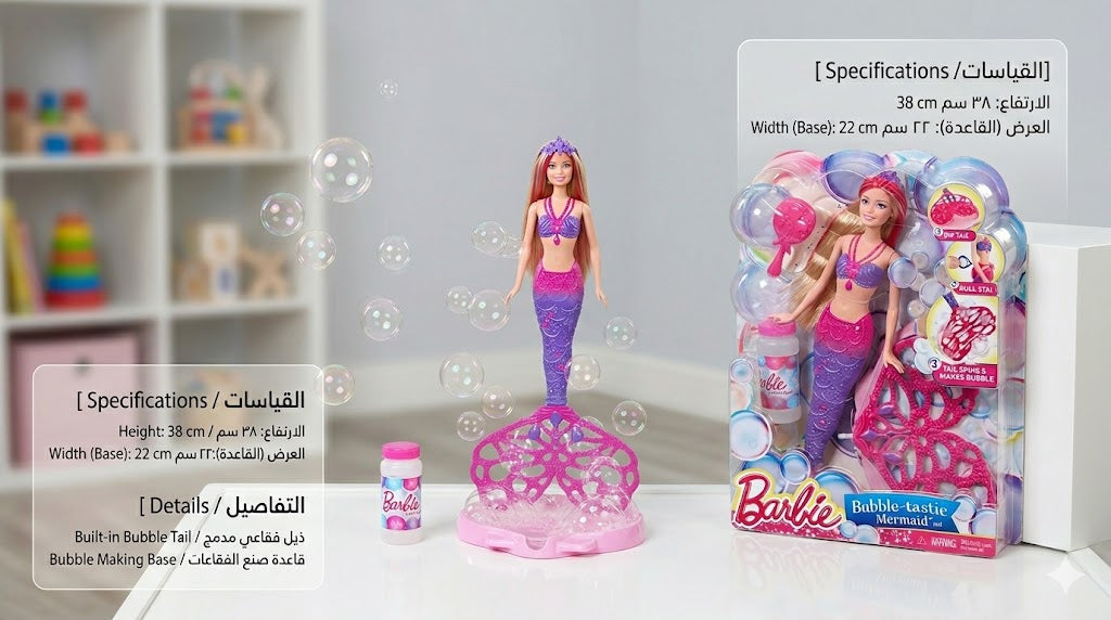 Bubble Mermaid Doll 🧜‍♀️🫧✨