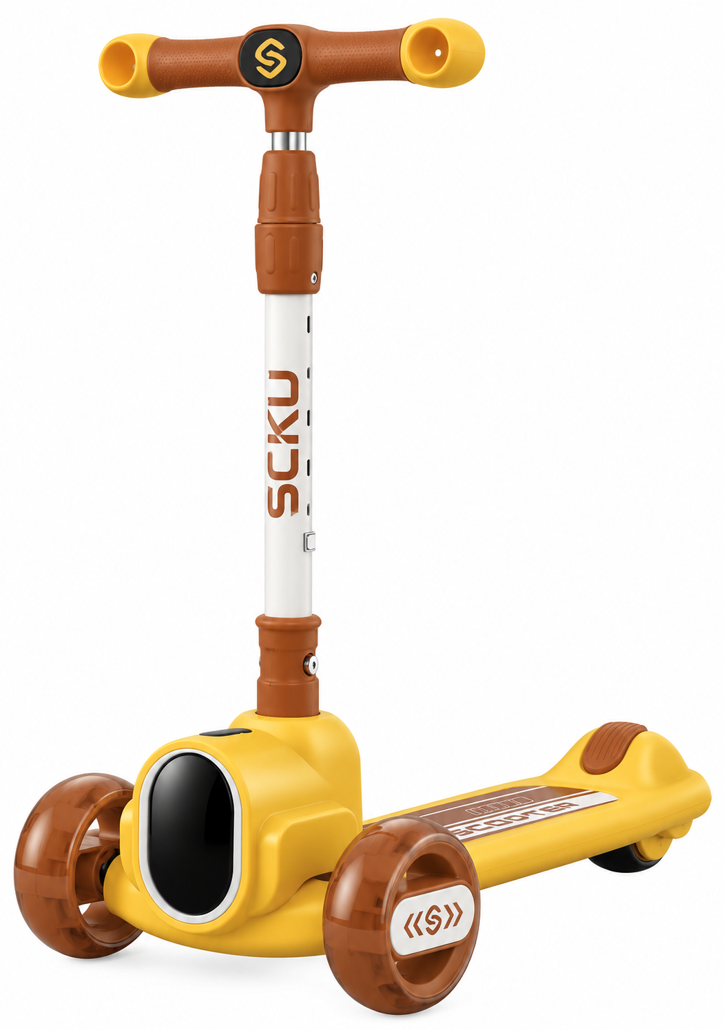 سكوتر أطفال 3 عجلات SCKU بعجلات مضيئة | SCKU Kids Scooter