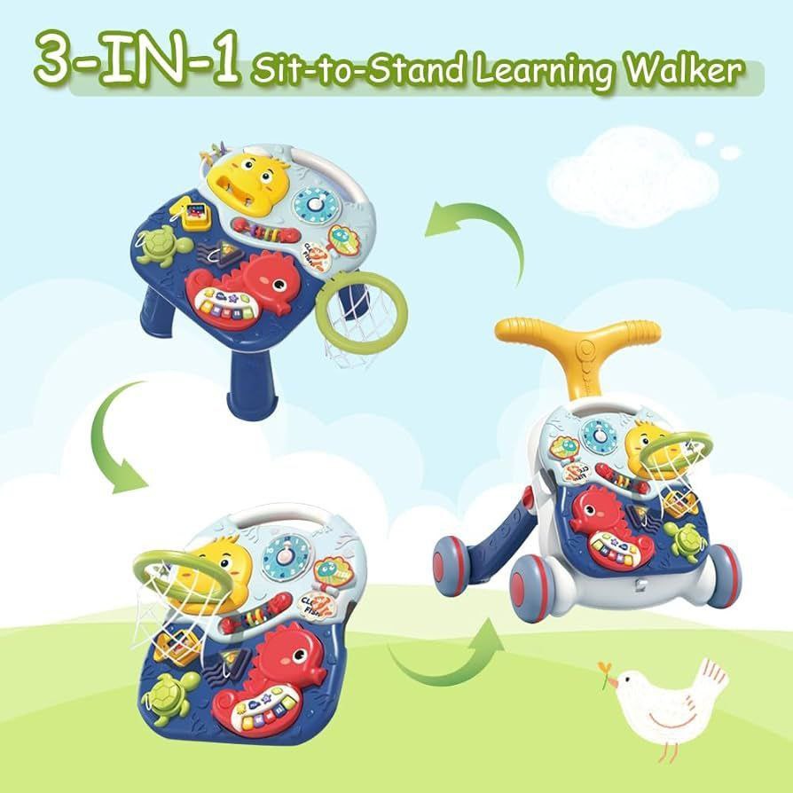 Baby Walker TiiBaby 3 in 1 | بيبي واكر تي بيبي  1*3