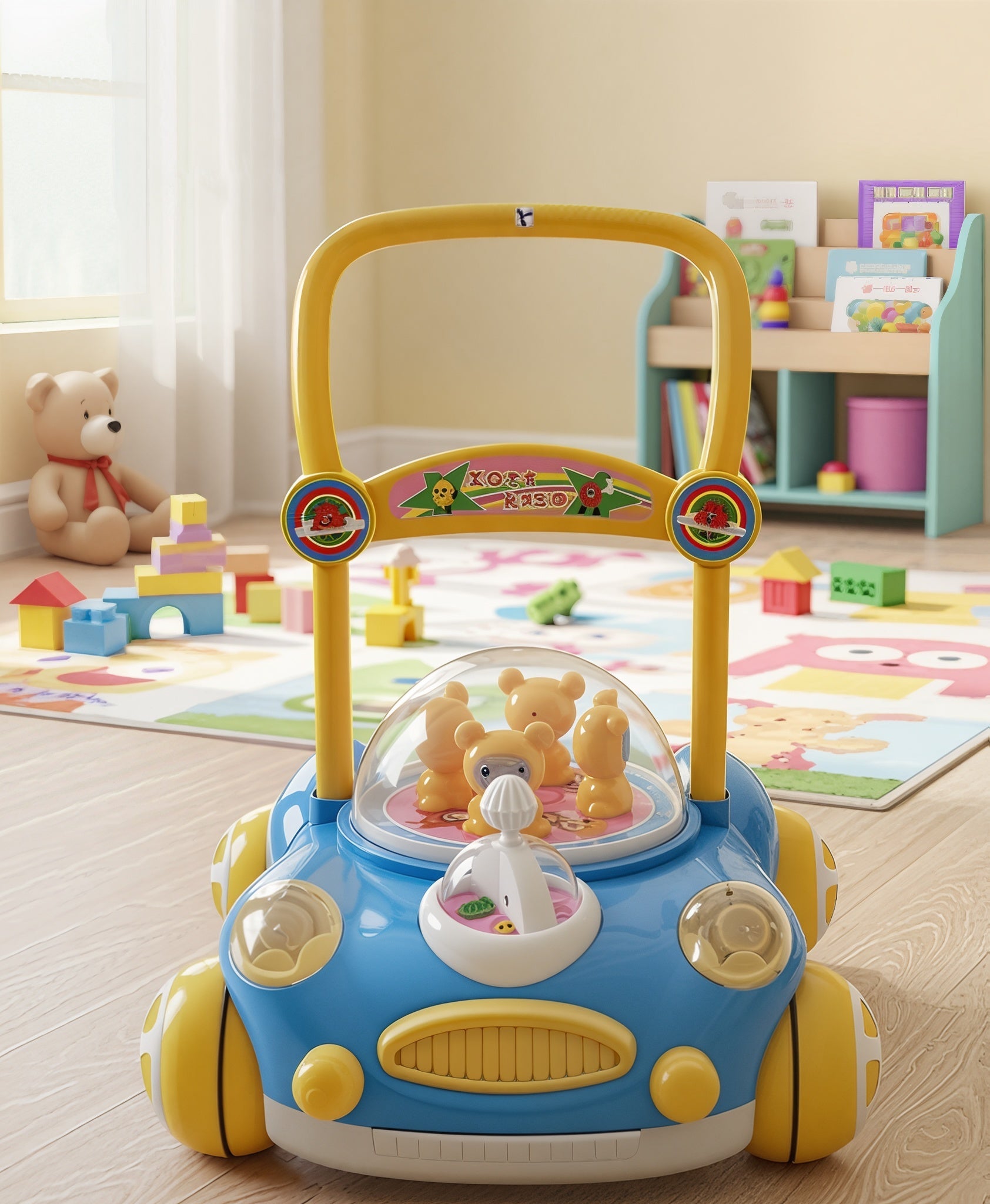 Baby Walker car shape | مشاية أطفال على شكل سيارة