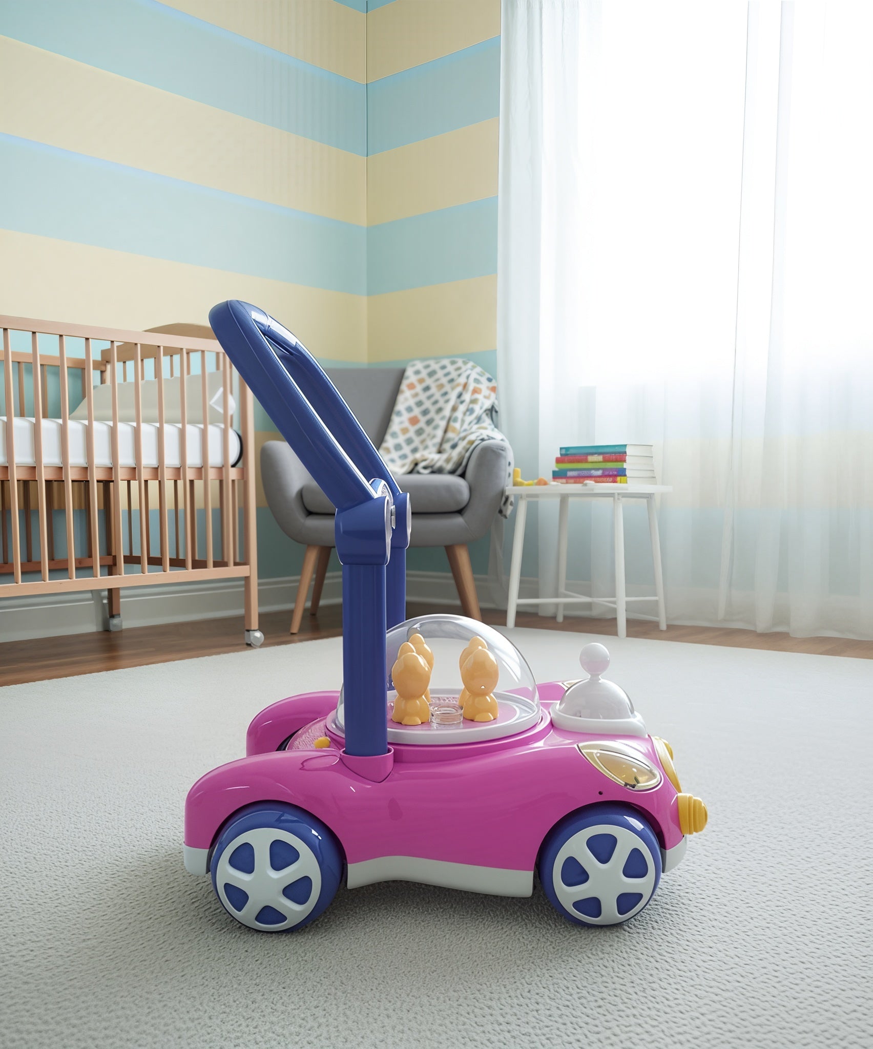 Baby Walker car shape | مشاية أطفال على شكل سيارة