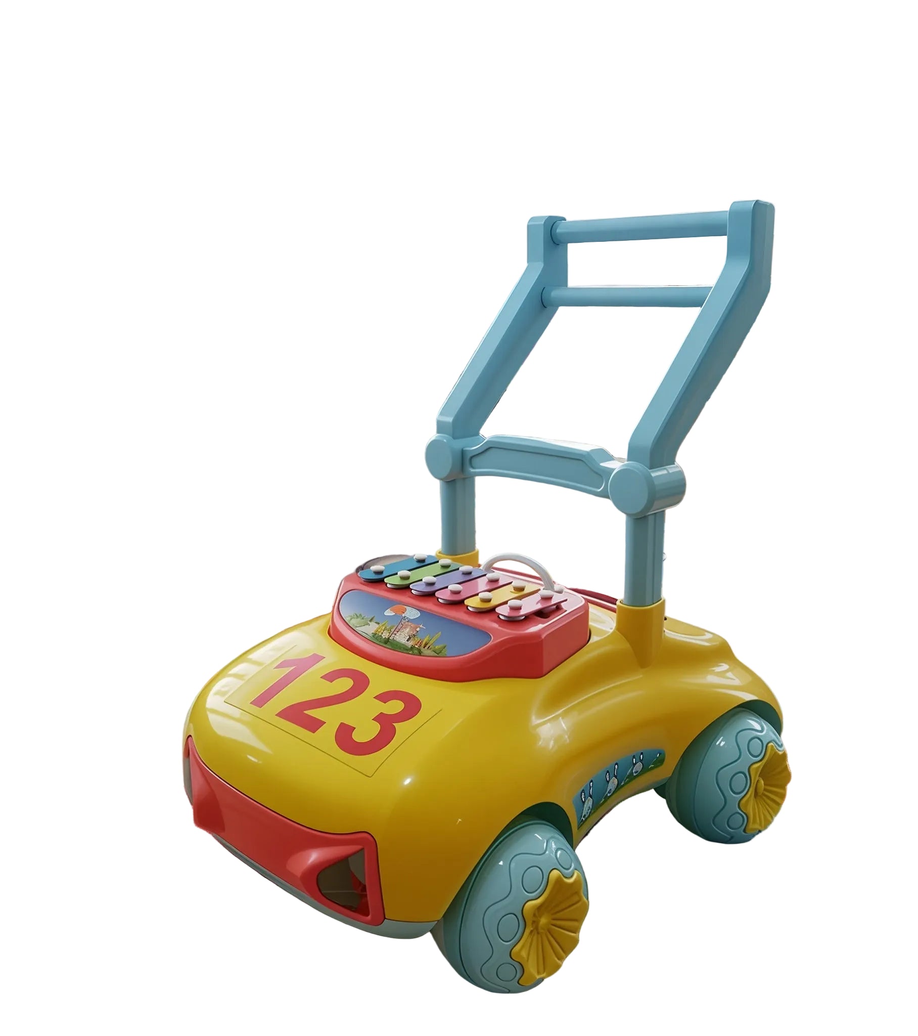 Baby Walker car shape | مشاية أطفال على شكل سيارة