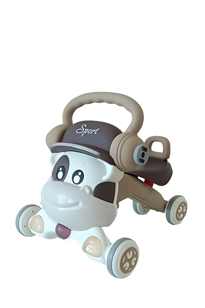 Baby Walker & Seat Scooter cow shape – بيبي واكر وكرسي زحّافة شكل بقرة