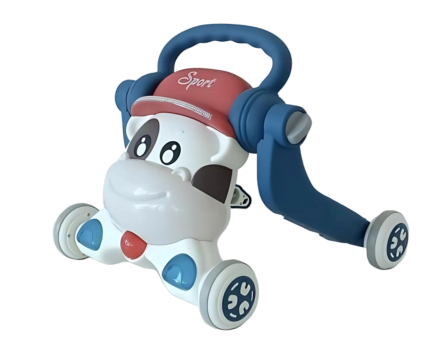 Baby Walker & Seat Scooter cow shape – بيبي واكر وكرسي زحّافة شكل بقرة